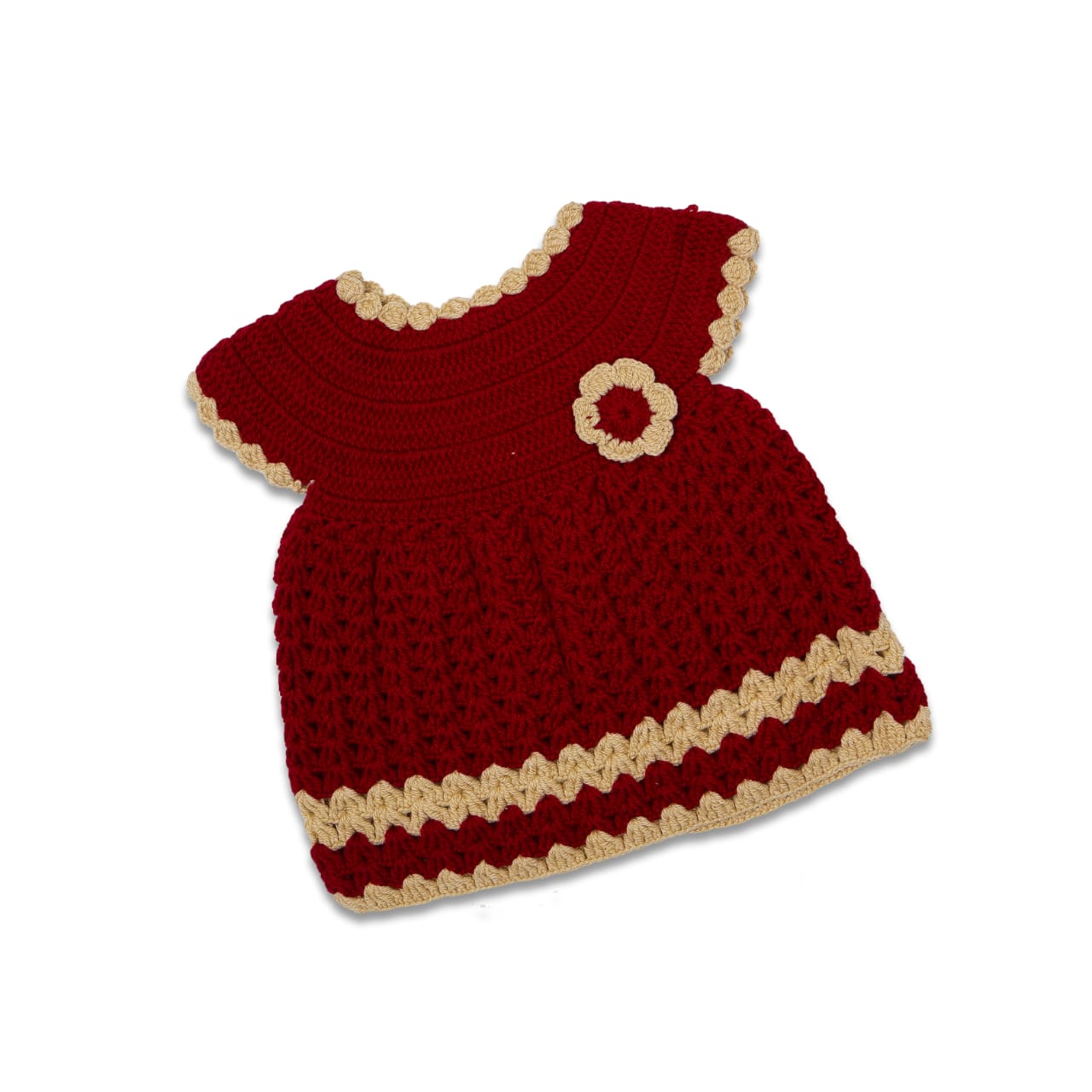 Baby Girl Maroon Frock