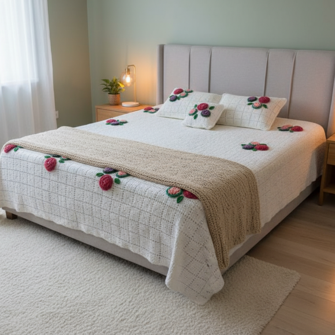 Bedsheet with Pillows