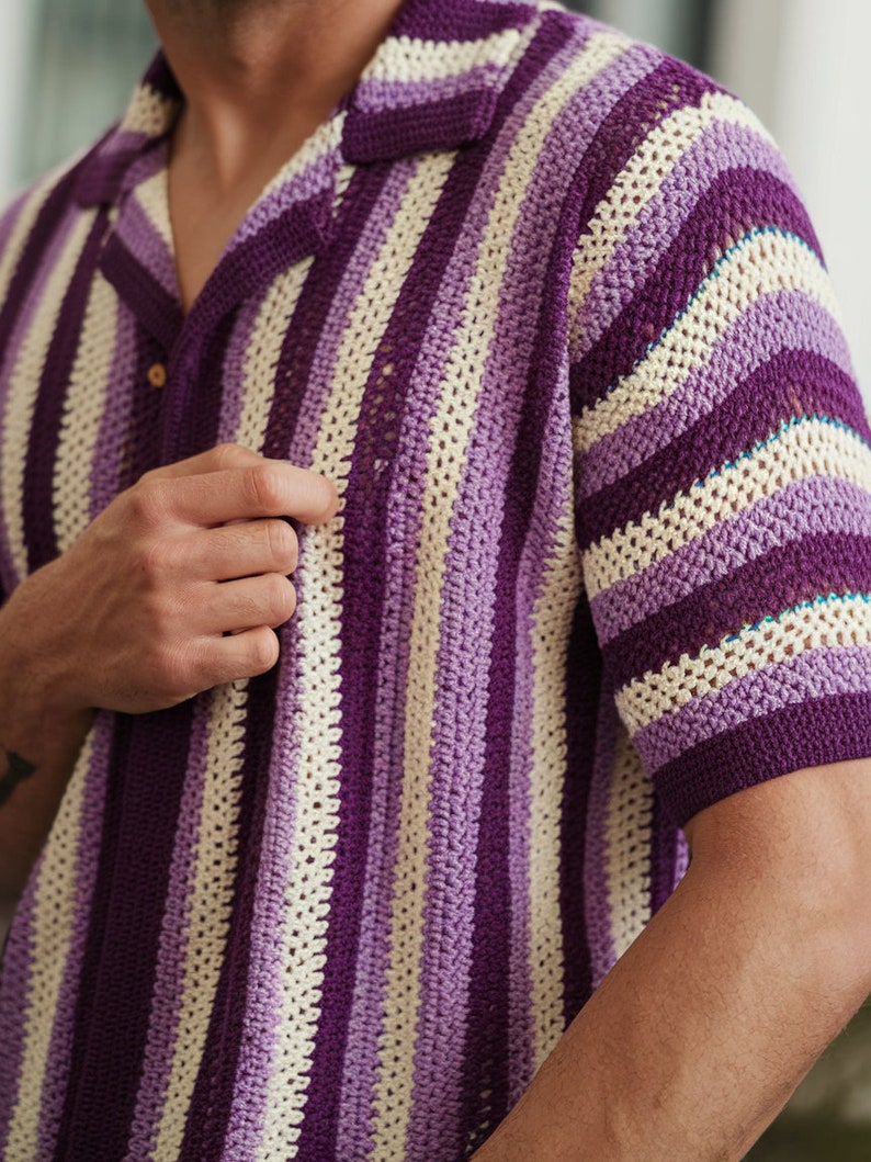 Men Striped Shirt